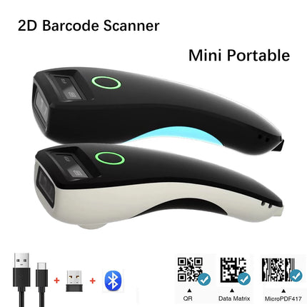 SYCREADER Mini Wireless Barcode Scanner 2D CMOS for Mobile by zapcart