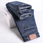 NeverfunctionCN Warm Winter Jeans Men Slim Straight Denim by zapcart