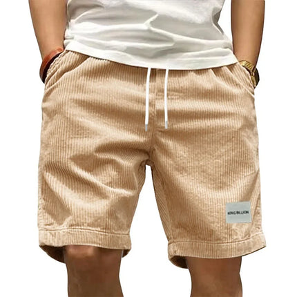 King Billion Mens Retro Cargo Shorts Breathable Corduroy by zapcart