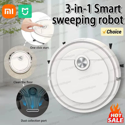 Xiaomi 3in1 Smart Sweeping Robot Vacuum 6000Pa Pet Hair by zapcart