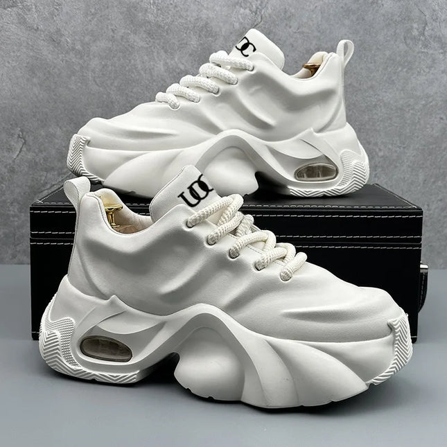 Pdmcms Men Designer Luxury Platform Sneakers Breathable by zapcart