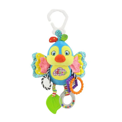 Baby Vehicle Mounted Cartoon Animal Soft Rattle Toy Infants by zapcart