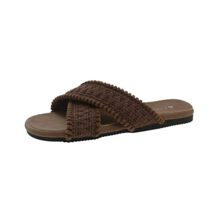 Rubber Flip Flops Women Lightweight Soft Designer Slides by zapcart