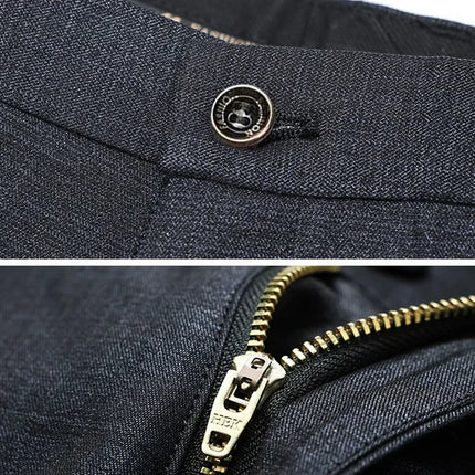 Mens Premium Formal Pants CN Guangdong Classic Comfort Fit by zapcart