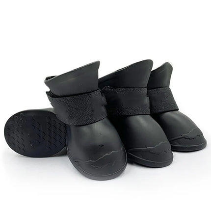 Pet Waterproof Rain Boots Anti Slip For Dogs And Cats by zapcart