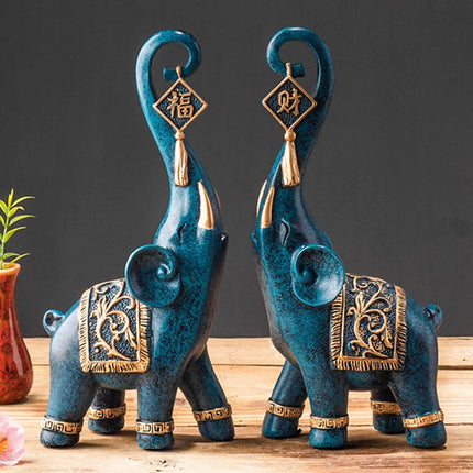 Kesoto Nordic Resin Elephant Statues For Home Office Decor by zapcart