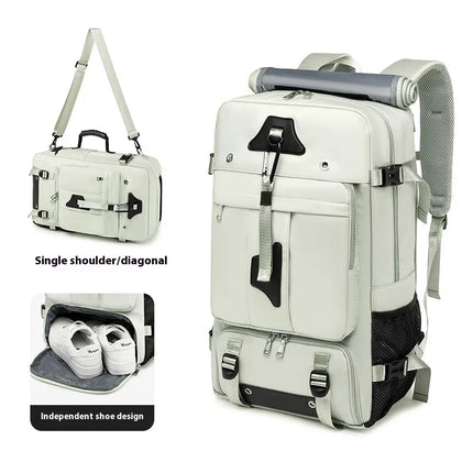 55L Large Capacity Travel Bag For Men 15.6 Inch Laptop Suitcase Backpack Multi-function Waterproof Backpack Outdoor Camping Bags by zapcart