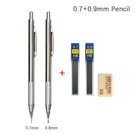 Mechanical Pencil Set 0.3 to 2.0mm Full Metal for Artists by zapcart