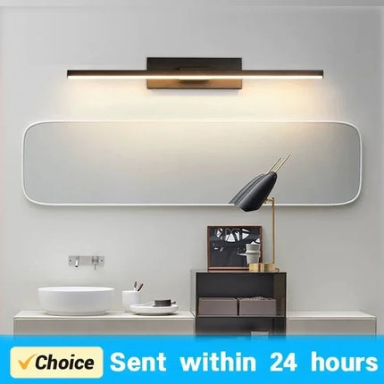 DINDALLED Modern Bathroom LED Mirror Light Vanity Wall Lamp for Makeup Modern Mirror Headlight Indoor Lighting Fixture by zapcart