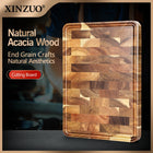 XINZUO Acacia Wood Cutting Board Non Slip For Home Cooks by zapcart