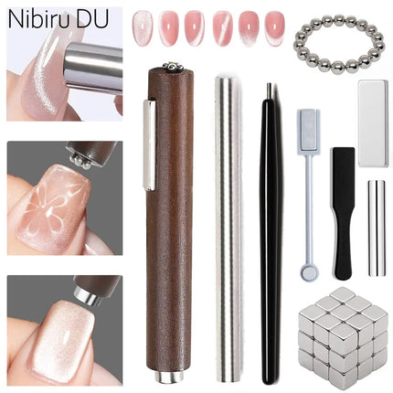 Cat Eye Nail Magnet Cube 3 in 1 for Fast Nail Art Pros by zapcart