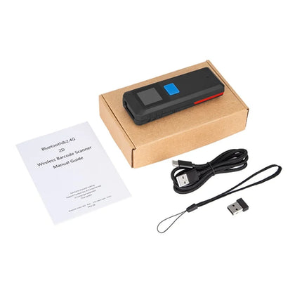 YuNew Bluetooth Barcode Scanner 1D 2D QR Portable Logistics by zapcart