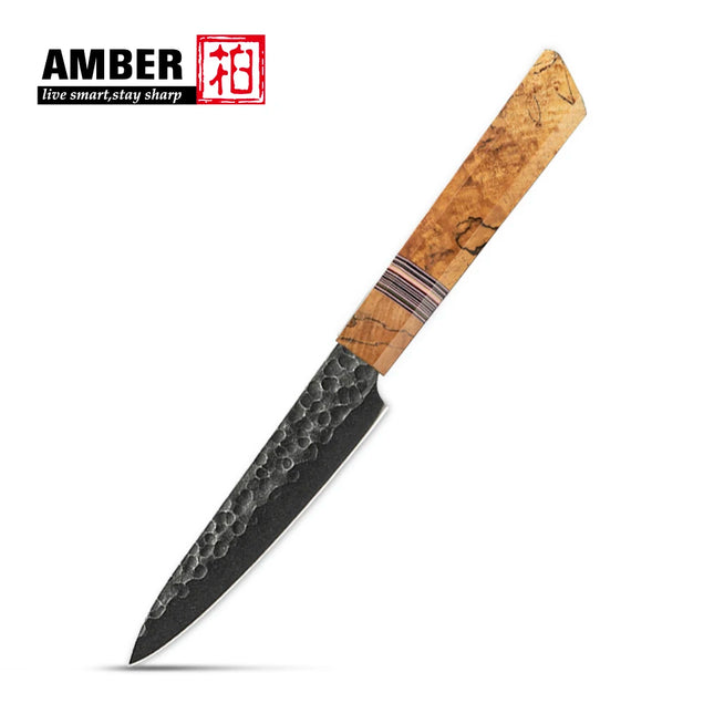 Japanese Knife Set 6pc for Home Cooks G10 Spalted Maple