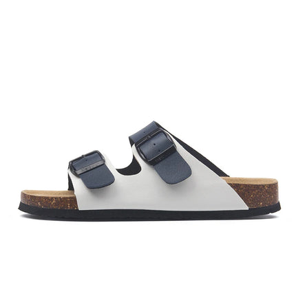 Hecrafted Mens Slippers Summer Classic Buckle Breathable by zapcart