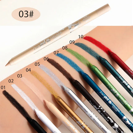 Pudaier Waterproof Gel Eyeliner Pen All Day For Women by zapcart