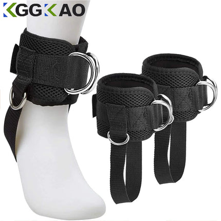 Choice Unisex Thigh Straps Padded D Ring Ankle Cuff for Gym by zapcart