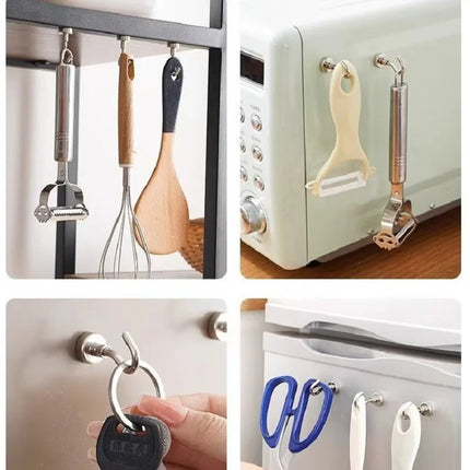 Choice Magnetic Hooks 10 Pieces Strong Home Storage Hangers by zapcart