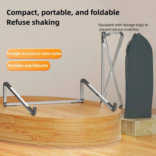 BAPPSUS Foldable Laptop Stand Adjustable For Laptop Users by zapcart