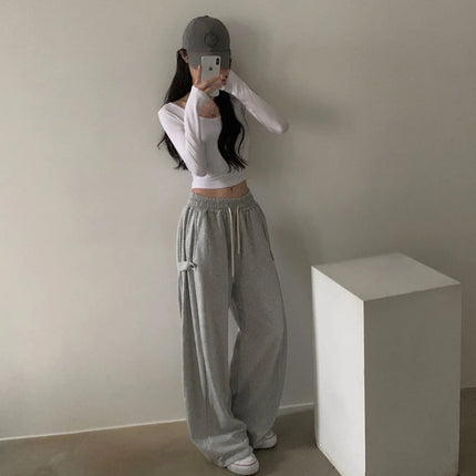 Casual Commute Wide Leg Pants for Daily Office Comfort by zapcart