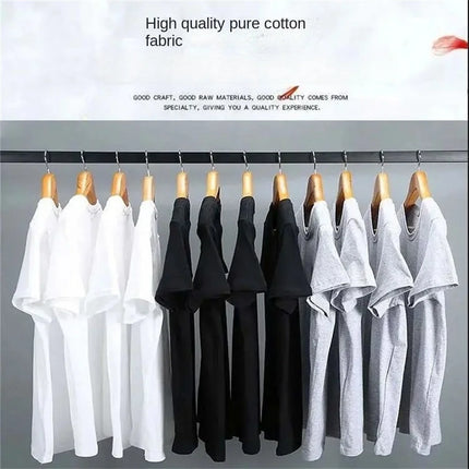 ZHUOFUCN Summer Cotton T Shirt For Men Women O Neck by zapcart