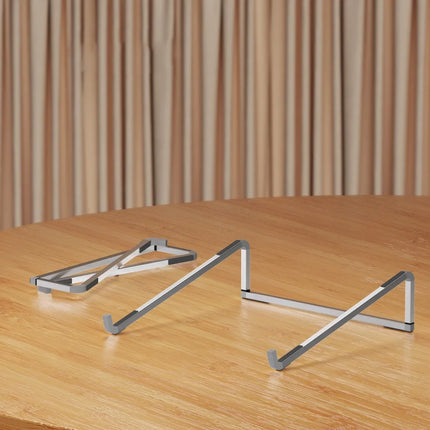 Aluminum Laptop Stand Height Increase Folding Anti Slip by zapcart