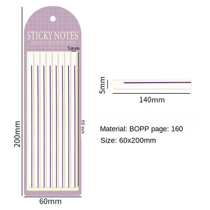 Pelsone Notes Waterproof Transparent Index Tabs Office by zapcart