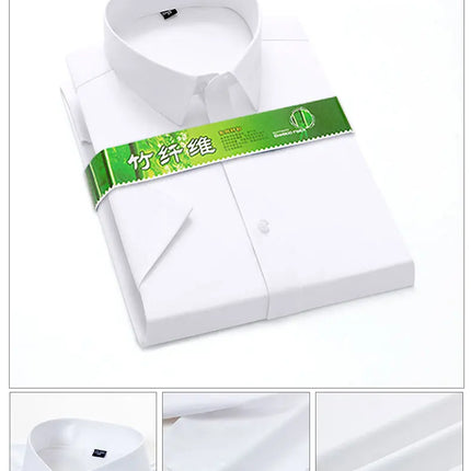 Bamboo Fiber Stretch Men Shirt CN Zhejiang Anti Wrinkle by zapcart