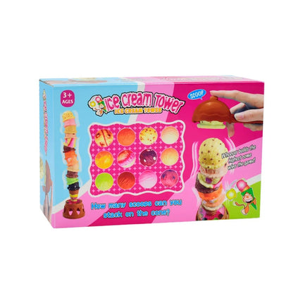 Kids Ice Cream Kitchen Toys Stack Tower Balance Educational by zapcart