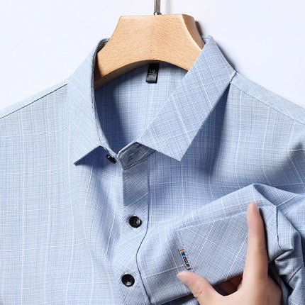 Choice Men No Iron Business Casual Short Sleeve Shirt by zapcart