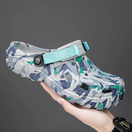 Vzikun Plus Size Men Sandals Lightweight EVA Slides by zapcart