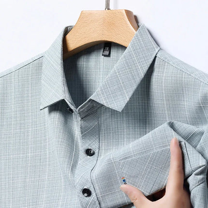 Choice Men No Iron Business Casual Short Sleeve Shirt by zapcart