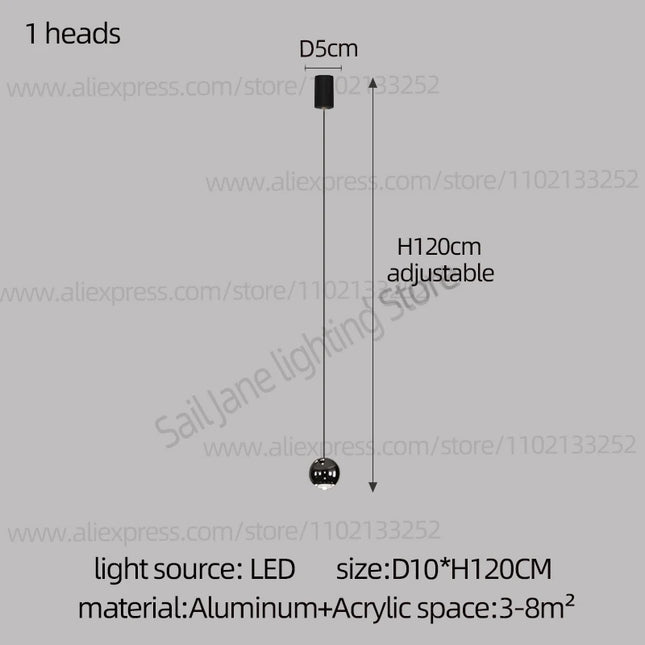 Campeggi Nordic Circular Chandelier Dimmable Gold Black Loft