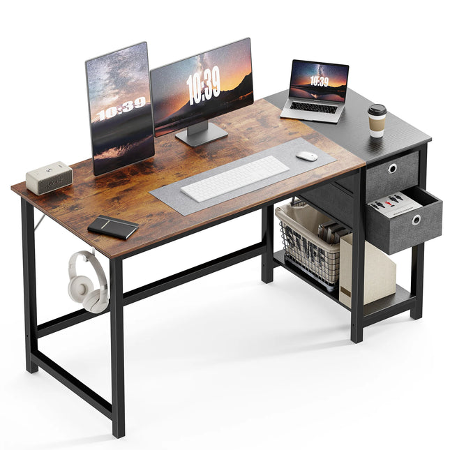 JHK Computer Desk With Drawers 55 Inch For Home Office Pro by zapcart