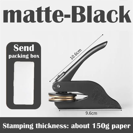 Personalized Embosser Stamp Customized DIY Wedding Envelope Party Invitation Card Private Logo Embossing Seal Customization by zapcart