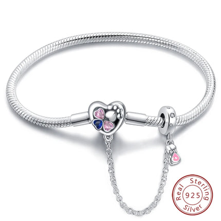 IQMAC Original Sterling Silver 925 Charm Bracelet For Women by zapcart