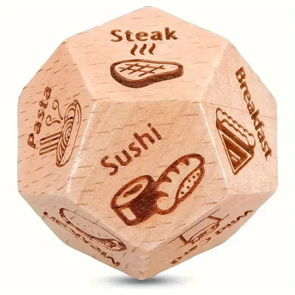 Food Determines Dice Romantic Couple Game for Date Nights by zapcart