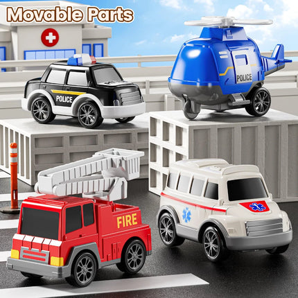 WizKidz 5 In 1 Ambulance Vehicle Light And Sound Kids 3 To 7 by zapcart