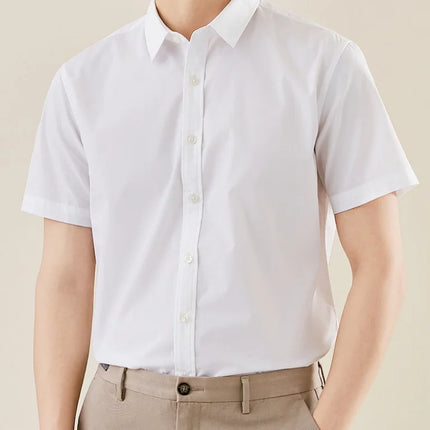 Bamboo Fiber Stretch Men Shirt CN Zhejiang Anti Wrinkle by zapcart