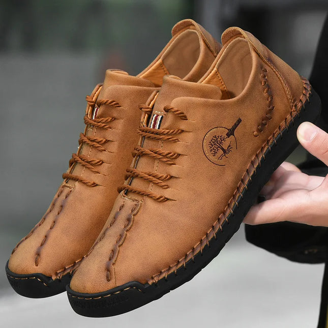 COZOK Handmade Leather Shoes For Men Comfortable Casual by zapcart
