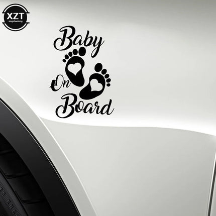 Baby On Board Car Sticker WYMECT For Families Visible by zapcart