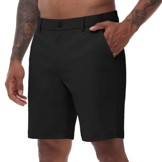 Mens Cargo Shorts CN Fujian Stretch Waist Golf Pockets by zapcart
