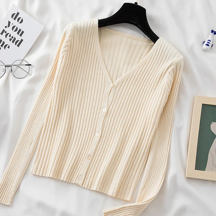 AOSSVIAO Knit Cardigan Crop Top For Women Fairycore by zapcart
