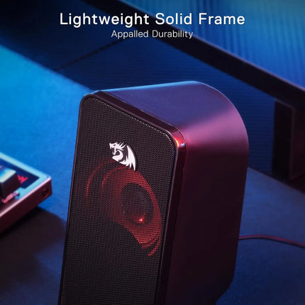 Redragon GS500 Stentor USB PC Gaming Speakers Backlit by zapcart