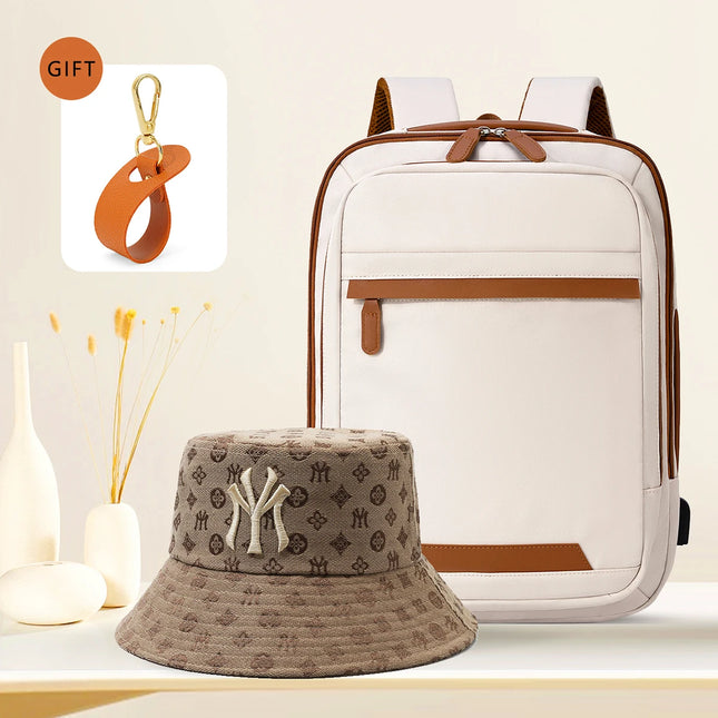 High-Quality USB Rechargeable Backpack Men's Waterproof Bag Large Laptop Backpack Unisex School Bag Youth Backpack by zapcart