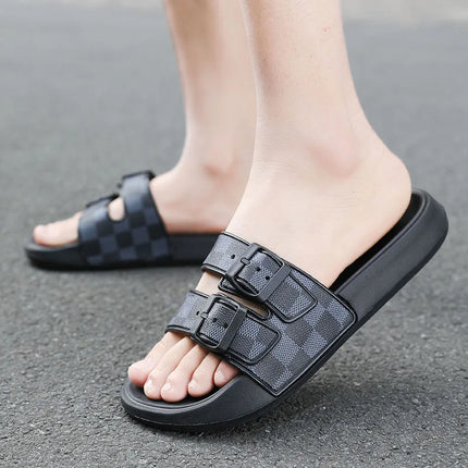 Onege Men's Summer Slippers Wear Resistant Comfort Footwear