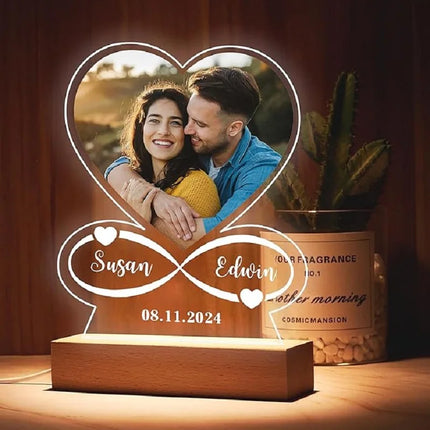 Personalized Anniversary Photo Frame For Couples Gift by zapcart