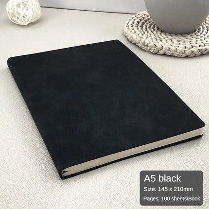 Choice A5 Leather Notebook Skin Feel Journal For Office Use by zapcart