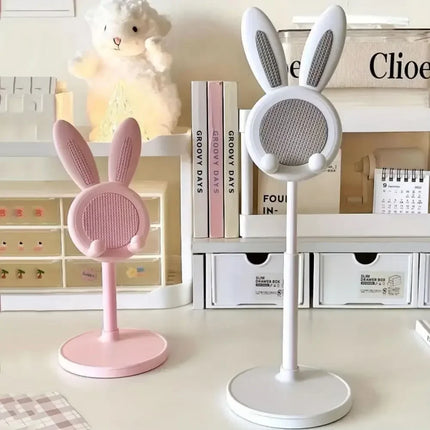 VIKEFON Cute Bunny Phone Stand Adjustable for All Devices by zapcart