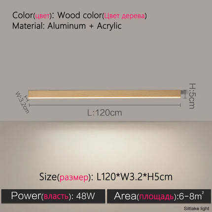 TES Long Strip Ceiling Light Office Surface Mounted LED by zapcart