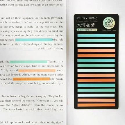 Moonbiffy Waterproof Index Tabs Sticky Notes for Students by zapcart